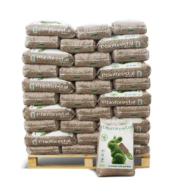 BIOFORESTAL - Palet de 70 sacos de pellets