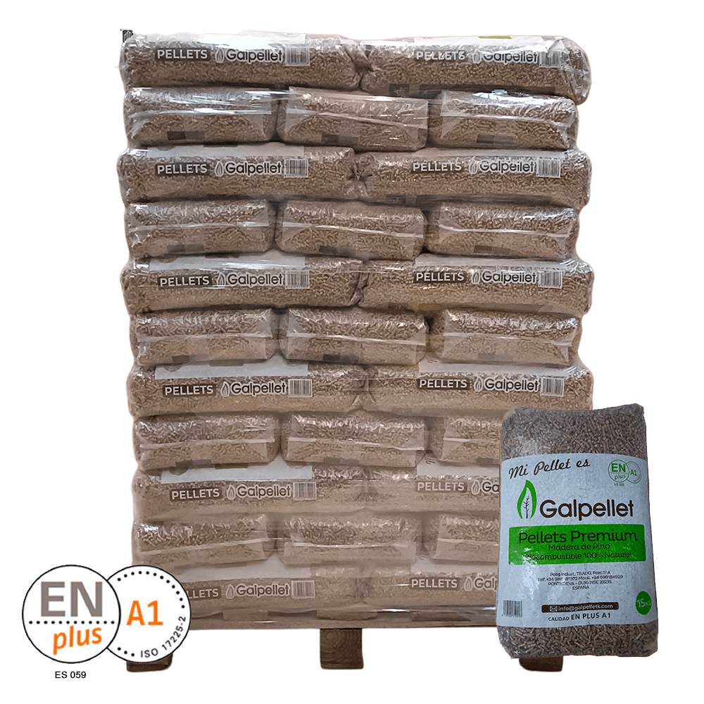 GALPELLET - Palet de 70 sacos de pellets