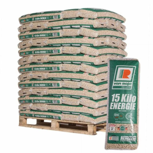 PELLET VAN ROJE - Palet de 65 sacos de pellets