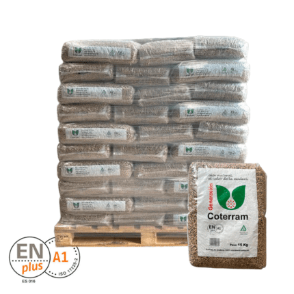 COTERAM - Palet de 70 sacos de pellets