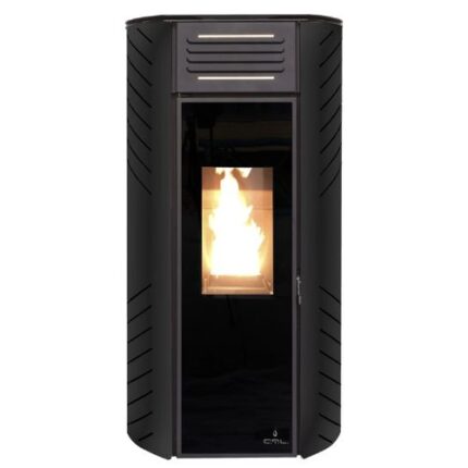 Estufa de Pellets CTL Zara 10 kW Negro