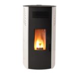 Estufa de pellets CTL Emy 8 kW Blanco